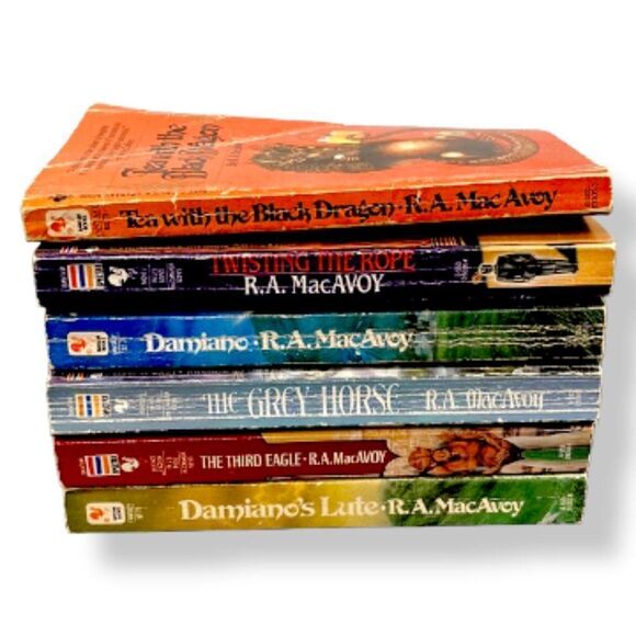 R.A. MacAvoy Vintage 1980s Lot of 6 Softcover Fantasy Science Fiction Books‎ - Picture 1 of 16